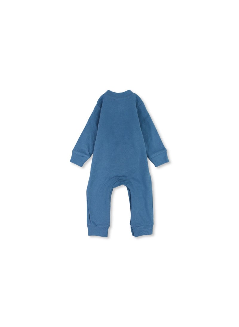Berceau Baby Boys Cotton Footless Onesie – "Cute Teddy" Embroidery - Image 2